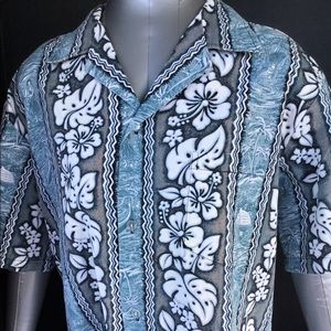 L Hawaiian shirt with upper left pocket